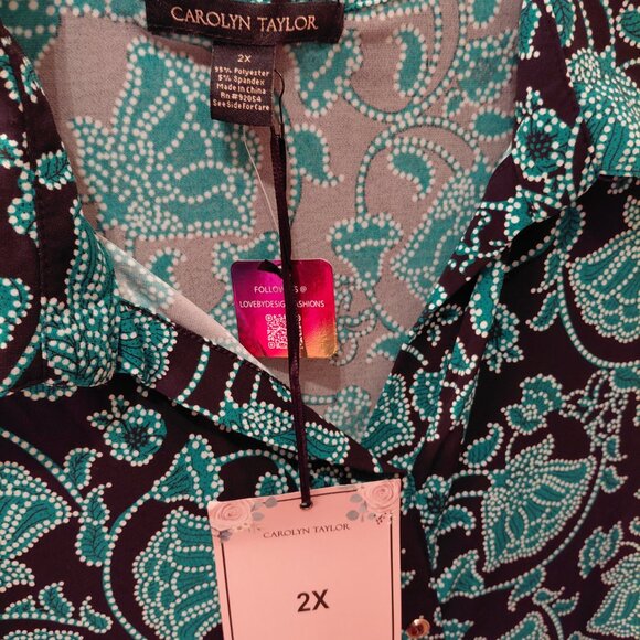 Womens blouse size 2X - Picture 6 of 7